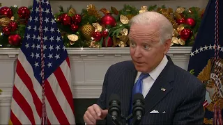 WATCH LIVE: President Biden provides an update on the Omicron variant