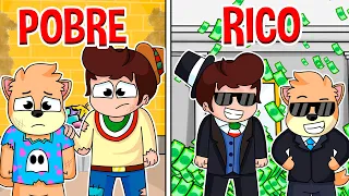 FAMILIA POBRE VS FAMILIA RICA 😭🤑 ROBLOX Brookhaven con SILVIOGAMER