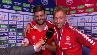 Pröpper & Vlap na veldinvasie: "Dit is ontzettend mooi om mee te maken" | #TWEgro (3-0)