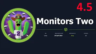 HackTheBox - Monitors Two (Easy)