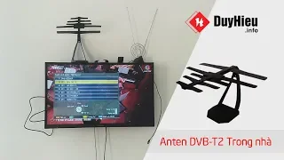 Đánh giá Anten DVB-T2 trong nhà bắt được 168 kênh | Anten HJD 102-T2