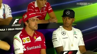 Fernando Alonso "Ambassador of Peace for Lewis and Nico"