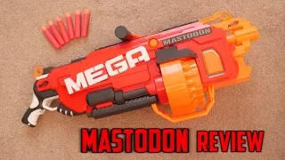 Nerf MEGA Mastodon Unboxing, Review & Range Test