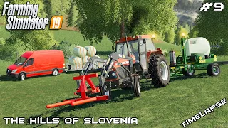 Making silage bales for sale | The Hills Of Slovenia | Farming Simulator 2019 | Episode 9