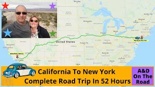 California To New York Complete Road Trip In 52 Hours