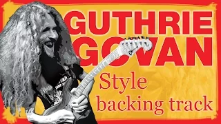 GUTHRIE GOVAN Style Rock Backing Track (A minor)