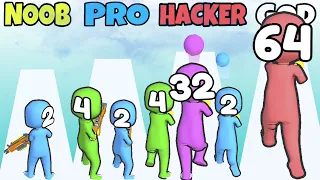 Merge Grabber - NOOB vs PRO vs HACKER vs GOD