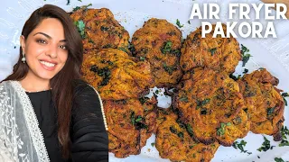 How to make Pakora in the AIR FRYER! Easy Healthy Recipe