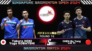 Hoki / Kobayashi (JPG) vs Chen / Liu (CHN) | Singapore Badminton Open 2024