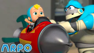 Super Crazy Rocket Ship! | Baby Daniel and ARPO The Robot | Funny Rocket Cartoon for Kids