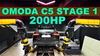 OMODA C5 1.6 AWD STAGE 1 - 203 л.с. и 355NM - ВОТ, ЧТО МОЖЕТ КИТАЕЦ НА ЧИПЕ СТЕЙДЖ 1