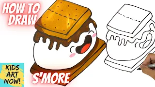 How to Draw a S'more!