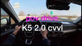 K5 시그니처 2.0 가솔린 주간주행 ㅣKIA K5 2.0 cvvl pov drive (4K)