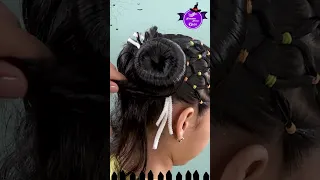 Double Spider Halloween Hairstyle #shorts