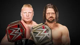 Brock Lesnar vs AJ Styles Promo | WWE Survivor Series 2017