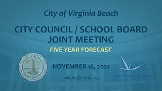 City Council Five Year Forecast - 11/16/2021
