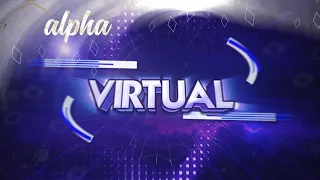Virtual, free blue & purple 2d intro 🍂