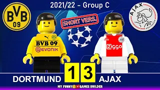 Borussia Dortmund vs Ajax 1-3 • Champions League 2021/22 • All Goals & Hіghlіghts Lego Football