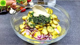 I don't get tired of eating this salad.The most delicious German salad  Delicious dinner recipe