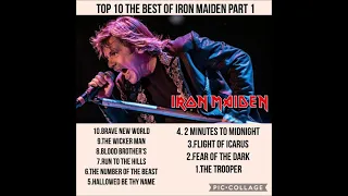 top 10 the best of Iron Maiden