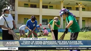 Clean up drive, isinagawa ng mga kaanib ng Iglesia Ni Cristo sa Candoni, Negros Occidental