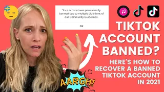 TikTok Account Banned? Here's How to Recover a Banned TikTok Account in 2023