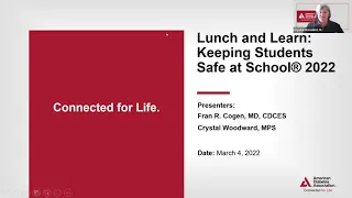 Safe at School Virtual Lunch and Learn for Pediatric Diabetes Health Care Providers