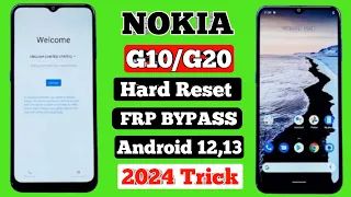 Hard Reset Nokia G10/G20 Frp Unlock / Bypass Google Account Lock / Remove Screen Lock New Method