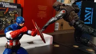 Captain America Stop Motion- Captain America vs Winter Soldier