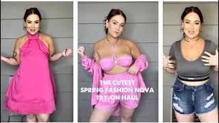 HUGE FASHION NOVA SPRING HAUL!!! Dresses + Swimsuits + Sets + So much more!!!