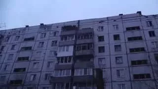 Разрушения 4 февраля 2015 года в Донецке: Кольцова, 7