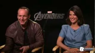 The Avengers' Clark Gregg (Agent Coulson) and Cobie Smulders