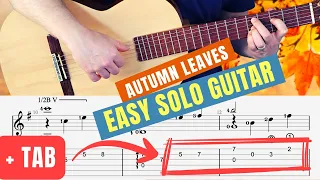Autumn Leaves Guitar Hacks   Easy Fingerstyle Lesson + TAB