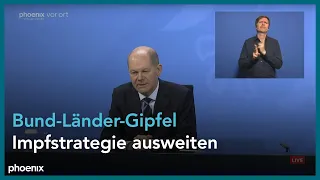 Bund-Länder-Gipfel: Erste #MPK mit Bundeskanzler Olaf Scholz