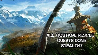 Far Cry 4 All Hostage Rescue Quests Done In A Nice Stealth Way