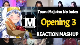 Toaru Majutsu no Index Opening 3 | Reaction Mashup