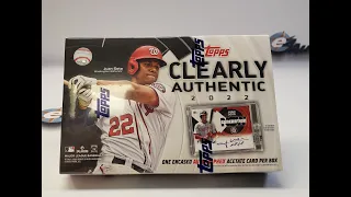 New Release 2022 Topps Clearly Authentic Baseball Card #cardopening #toppsbaseball