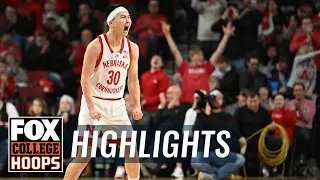 Keisei Tominaga pours in 28 points in Nebraska's 86-70 win over Indiana | CBB on FOX