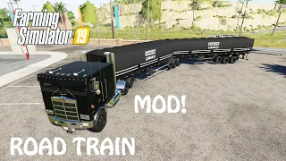 HOW TO MAKE A ROAD TRAIN in Farming Simulator 2019 | THIS NEW MOD DOES IT | PS4 | Xbox One | PC