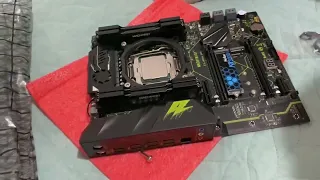 Комплект материнской платы MACHINIST, с процессором Xeon и памятью DDR4, плата ATX LGA 2011-3