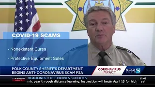 Sheriff warns of scams related to COVID-19 outbreak