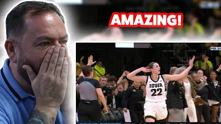 BRITS React to 🚨 Caitlin Clark DROPS 35pts, BREAKS NCAA Scoring Record!!