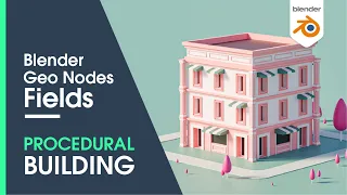 Blender3D - Creating a semi-procedural Building with Blender 3.0 Geometry Nodes Fields (TUTORIAL)