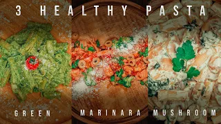 3 healthy & Vegetarian pasta