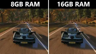 Forza Horizon 4 8GB RAM vs 16GB RAM