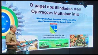 DRONES X BLINDADOS - O Papel dos Blindados no Combate de Múltiplos Domínios. Gen. Sergio Luiz TRATZ.