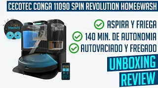 💦 CECOTEC CONGA 11090 SPIN REVOLUTION HOME&WASH UNBOXING REVIEW