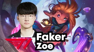 Faker picks Zoe