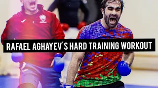 Rafael Aghayev's hard training workout