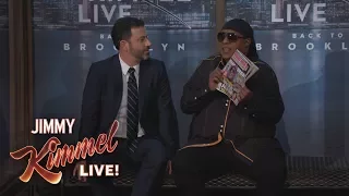 Stevie Wonder Surprises Kimmel Audience
